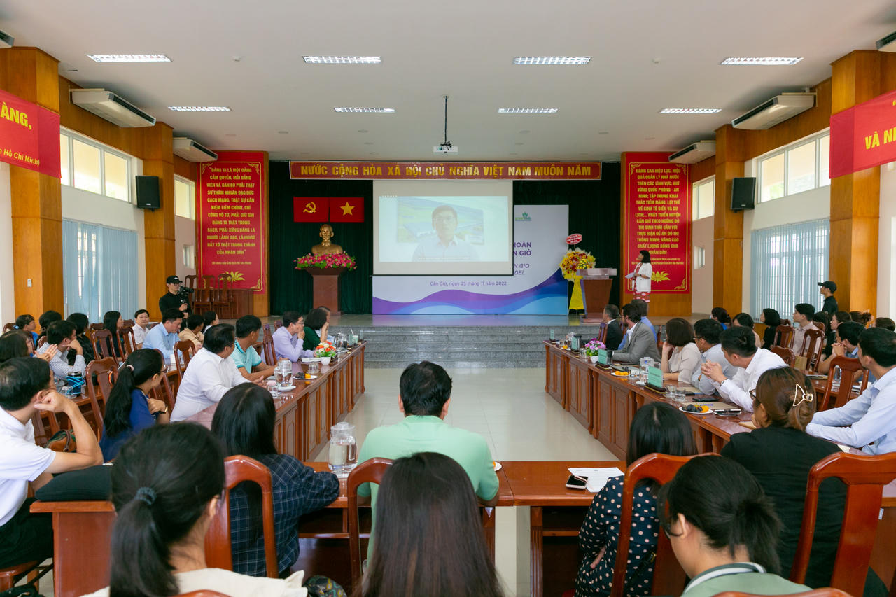 Triển khai dự án 'Thúc đẩy nền kinh tế tuần hoàn rác thải nhựa tại huyện Cần Giờ'