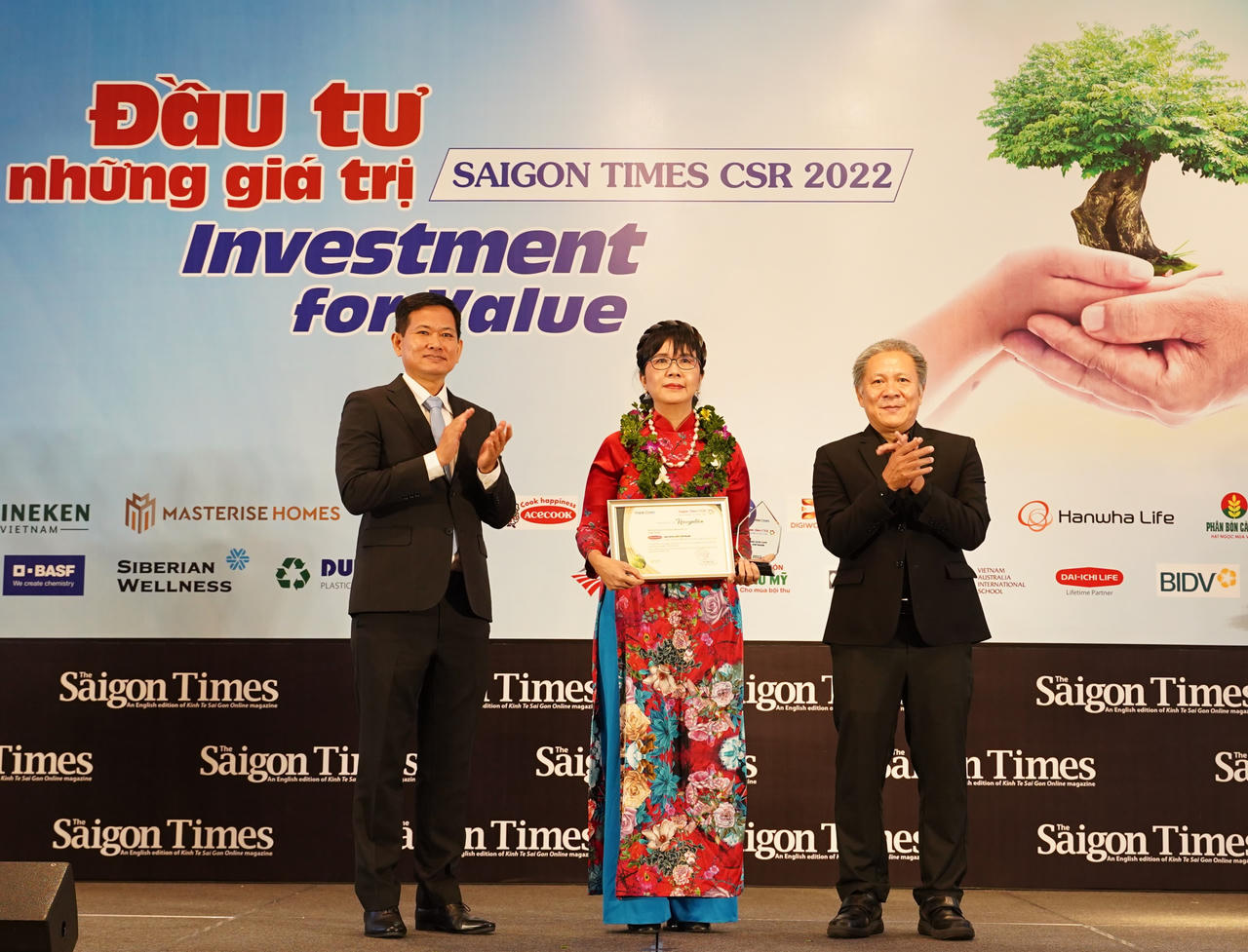 Dai-ichi Life Việt Nam được vinh danh “Doanh nghiệp vì Cộng đồng - Saigon Times CSR 2022” lần thứ tư