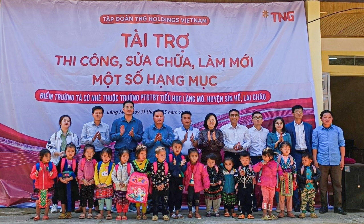 Niềm vui trong lớp học mới ở bản Tà Cù Nhè