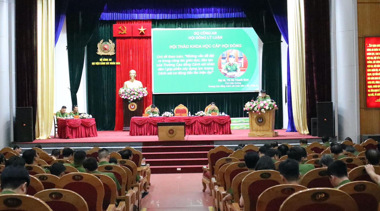 Xây dựng lực lượng Cảnh sát cơ động tiến thẳng lên hiện đại