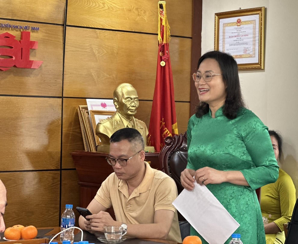 Công đoàn viên xuất sắc Báo Pháp luật Việt Nam được Công đoàn Bộ Tư pháp khen thưởng