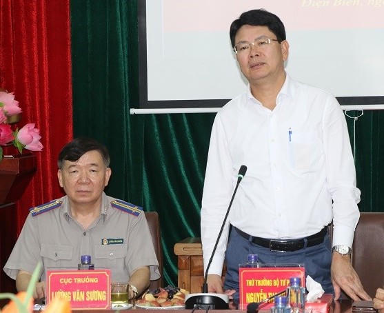 Thứ trưởng Nguyễn Thanh Tịnh thăm và làm việc với Tư pháp, Thi hành án dân sự Điện Biên