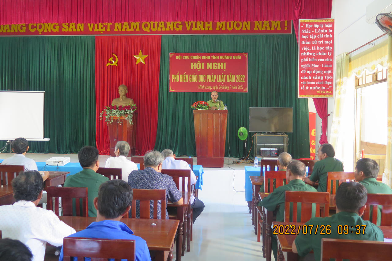 Cựu chiến binh Lê Văn Chương miệt mài đưa pháp luật đến với bà con người dân tộc thiểu số