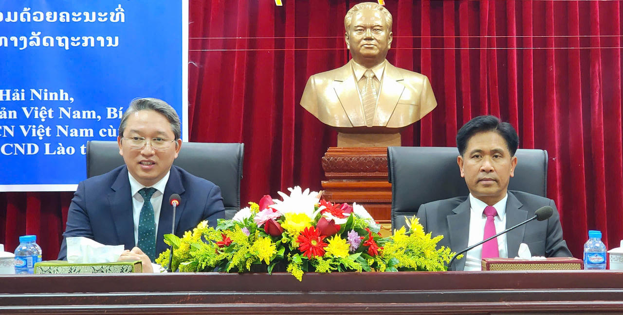 Nồng ấm mối quan hệ Tư pháp Việt Nam - Lào