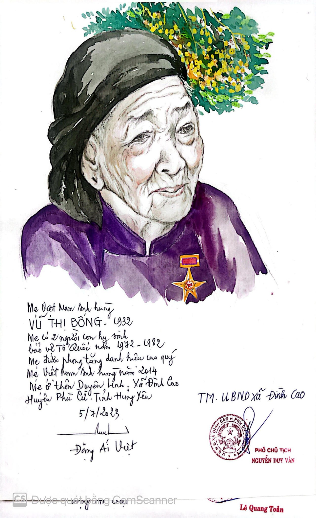 Nữ họa sĩ Đặng Ái Việt: Người chép sử bằng bút lông trên hành trình dặm dài đất nước