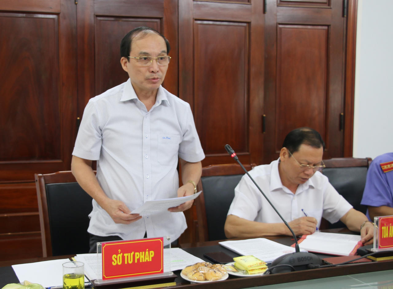 Giám đốc Phạm Đình Quế - Người tâm huyết và nhiều sáng kiến của Tư pháp Điện Biên