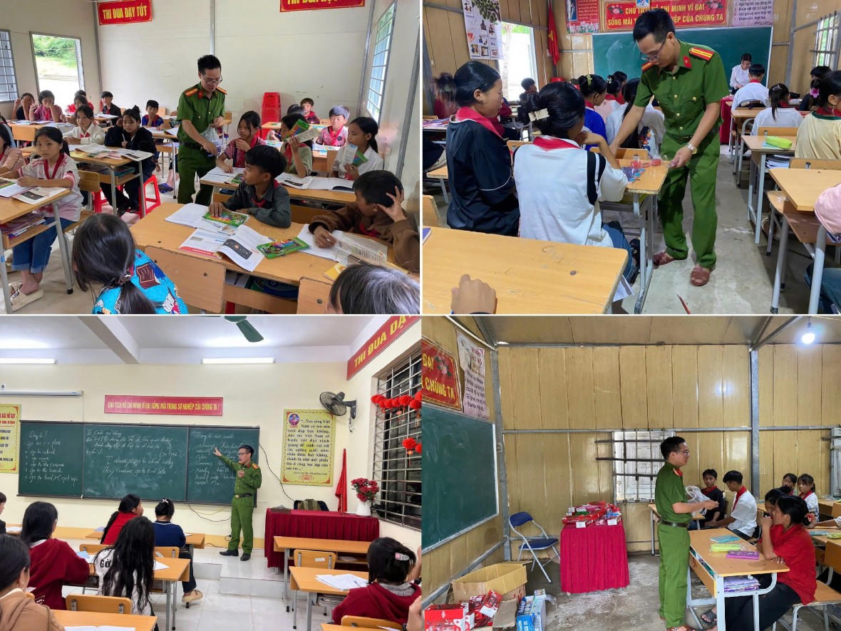 Lớp học Tiếng Anh miễn phí của Thiếu tá Công an “cắm bản” ở Nậm Nhùn