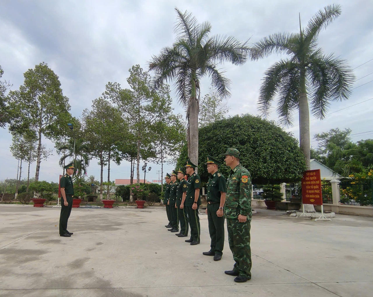 Đại úy Đoàn Nguyên Khang: “Sức trẻ - chí trẻ” ở đồn Biên phòng cửa khẩu Mỹ Quý Tây