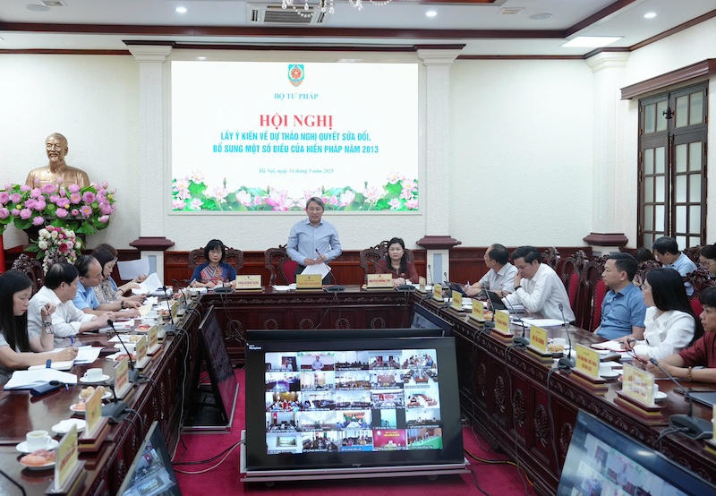 Bộ trưởng Nguyễn Hải Ninh: Sửa Hiến pháp nhằm đáp ứng chủ trương sắp xếp, tinh gọn tổ chức, bộ máy của hệ thống chính trị