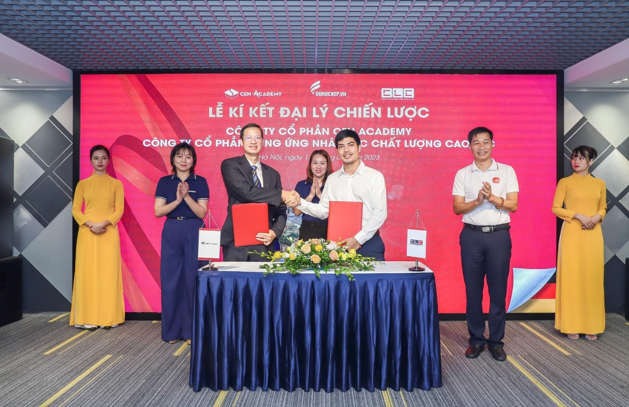 Cen Academy ký kết hợp tác chiến lược, mở rộng cơ hội du học kép cho các bạn trẻ 