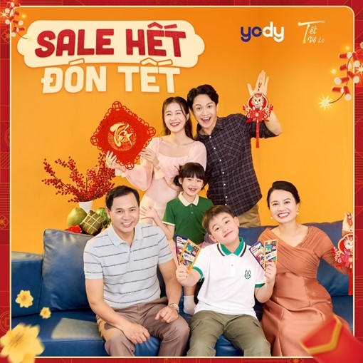 YODY lan tỏa thông điệp yêu thương trong chiến dịch Tết 2024