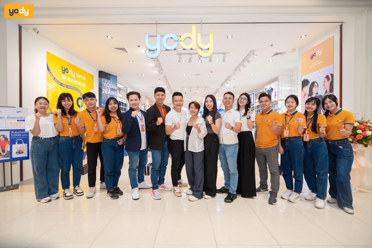 YODY khai trương cửa hàng tại trung tâm mua sắm sầm uất nhất Bangkok 