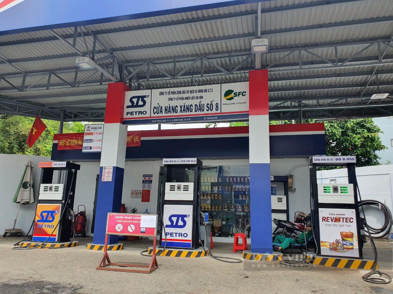 121 cửa hàng tại TP HCM không còn xăng để bán