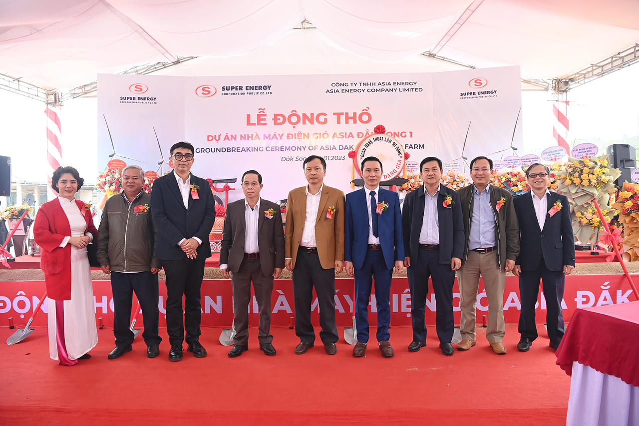 Lễ động thổ dự án nhà máy điện gió Asia Đắk Song 1