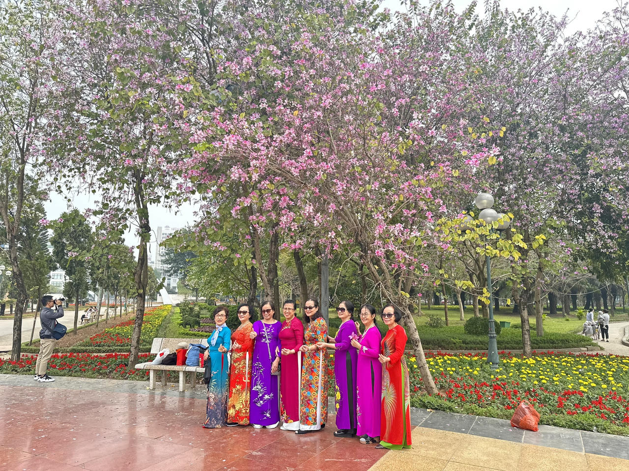 Người Hà Nội đội nắng chụp ảnh với loài hoa của núi rừng Tây Bắc