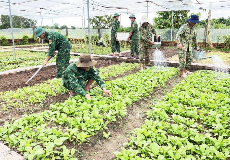 Bảo đảm sức khỏe bộ đội mùa nắng nóng