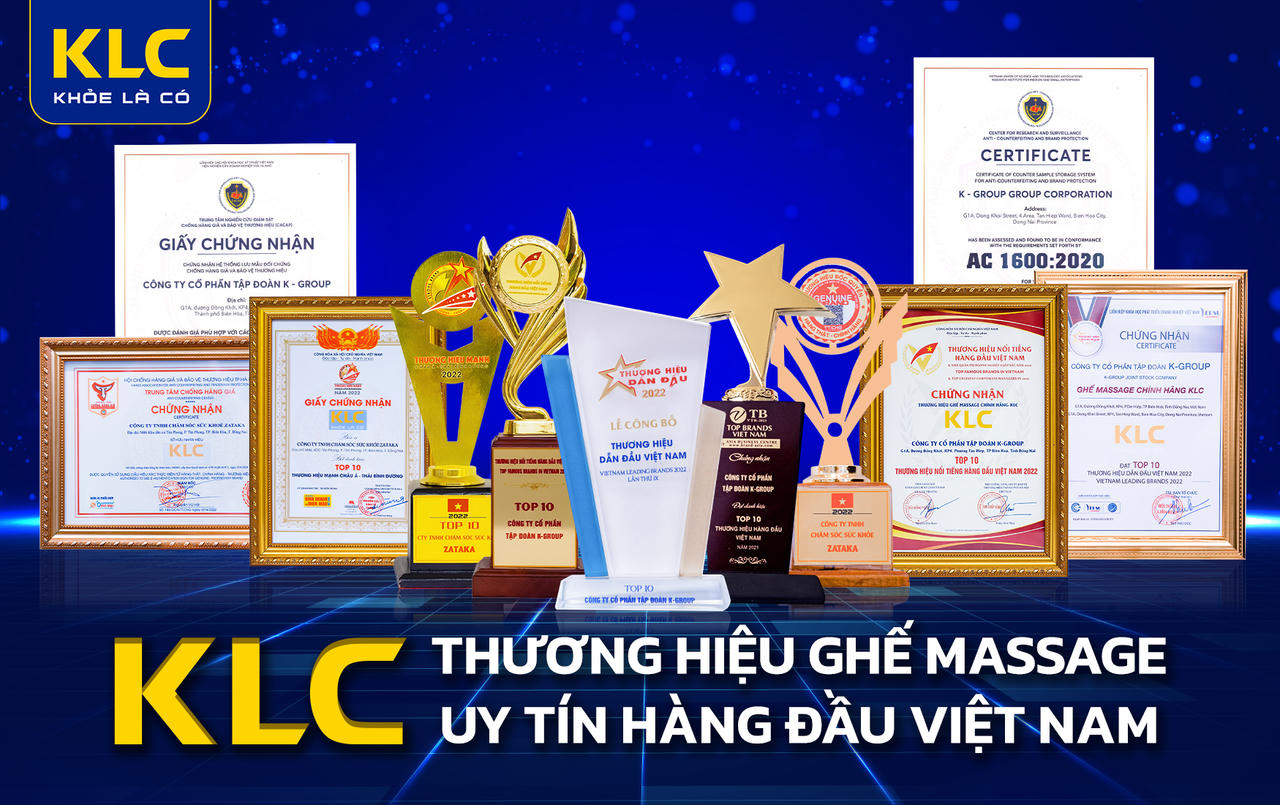 KLC - Thương hiệu ghế massage hàng đầu Việt Nam
