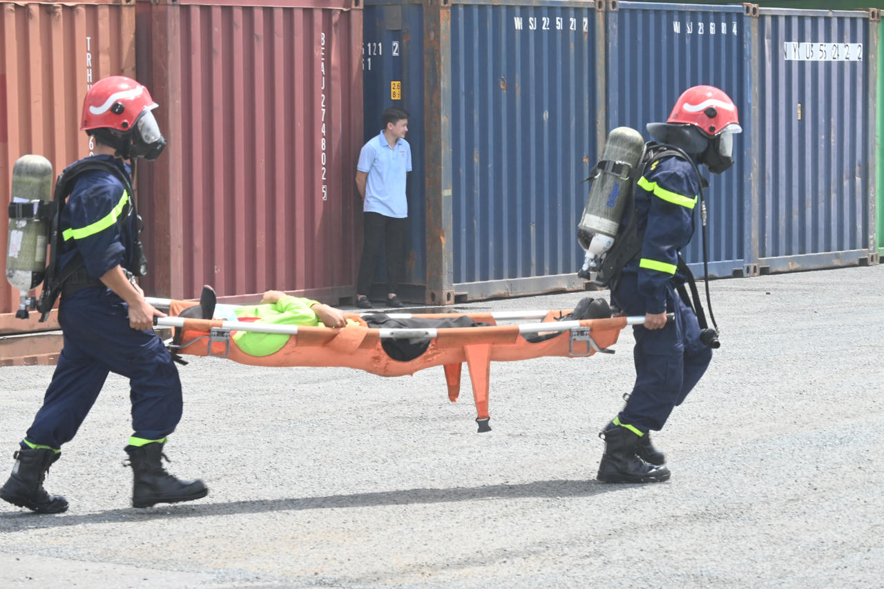 Vedan Việt Nam tập huấn kỹ năng PCCC cho nhân viên