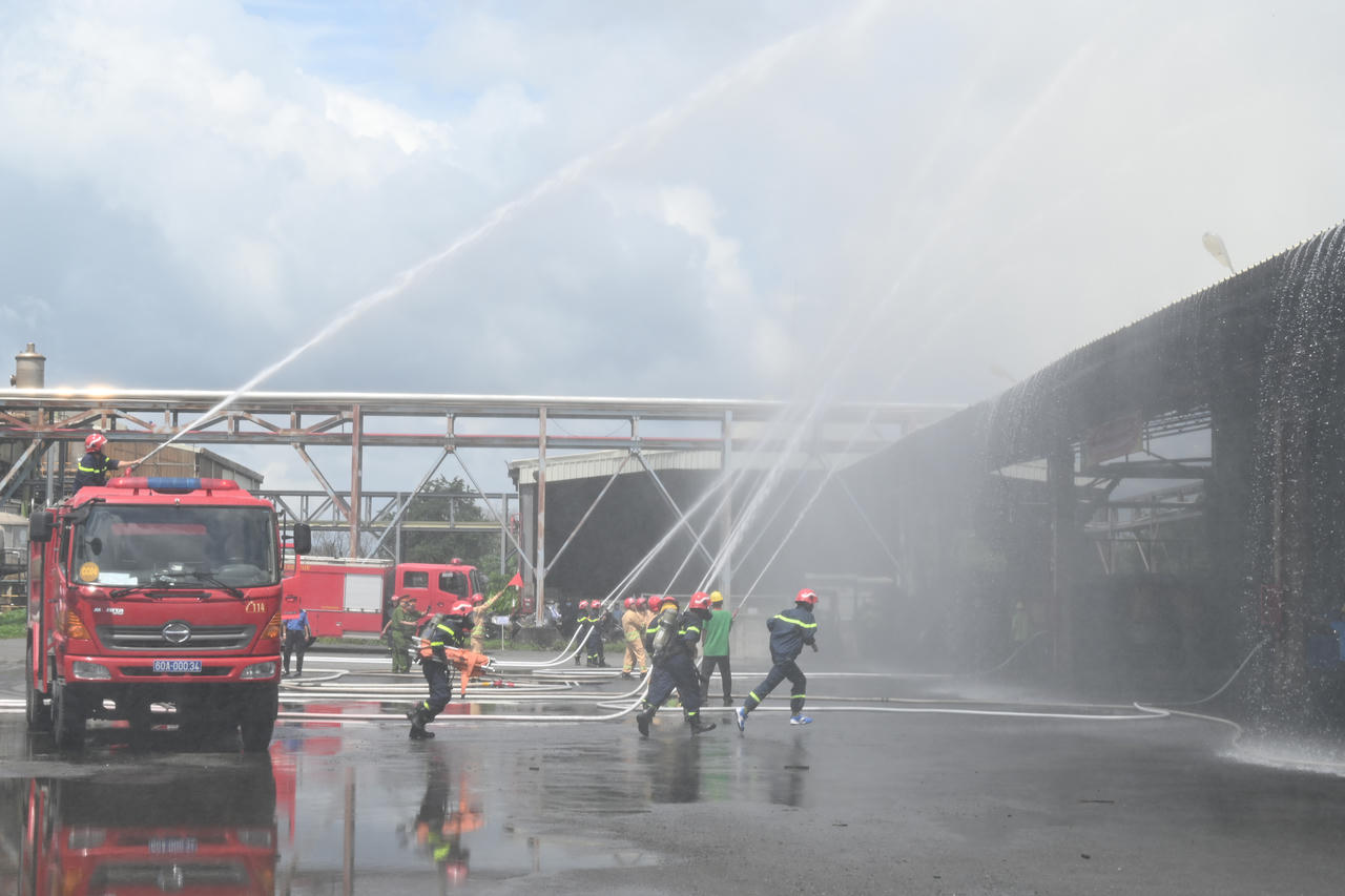 Vedan Việt Nam tập huấn kỹ năng PCCC cho nhân viên