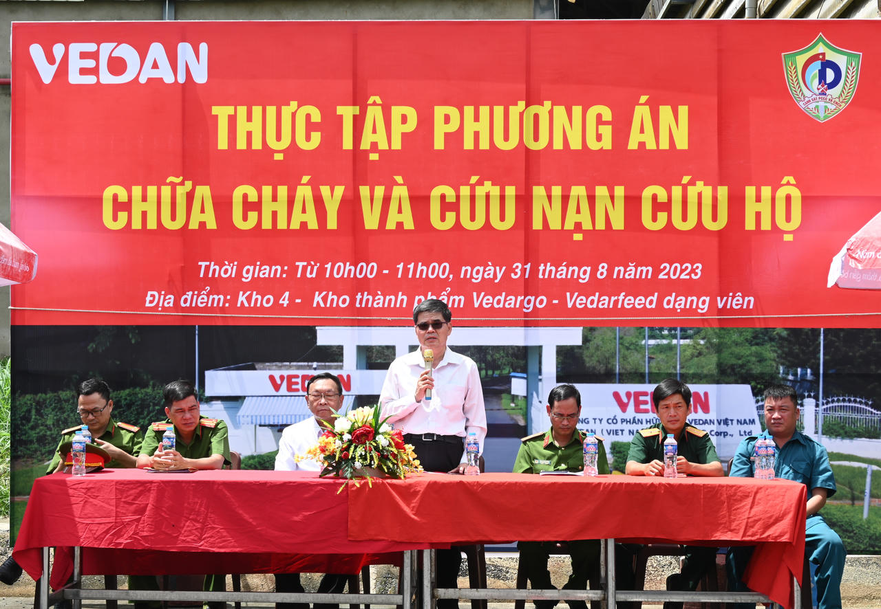 Vedan Việt Nam tập huấn kỹ năng PCCC cho nhân viên
