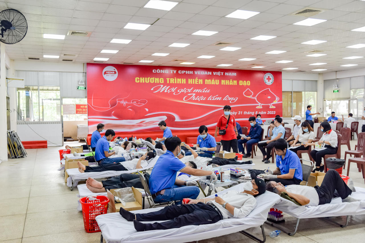 Hiến máu nhân đạo - Hành trình lan tỏa yêu thương cùng Vedan Việt Nam