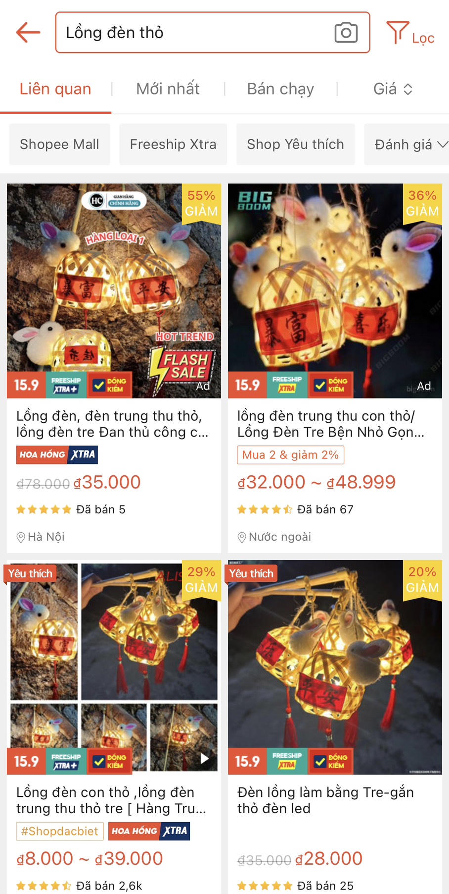 Mùa Trung thu 2023 lồng đèn mini 'lên ngôi', chỉ từ 30.000 đồng