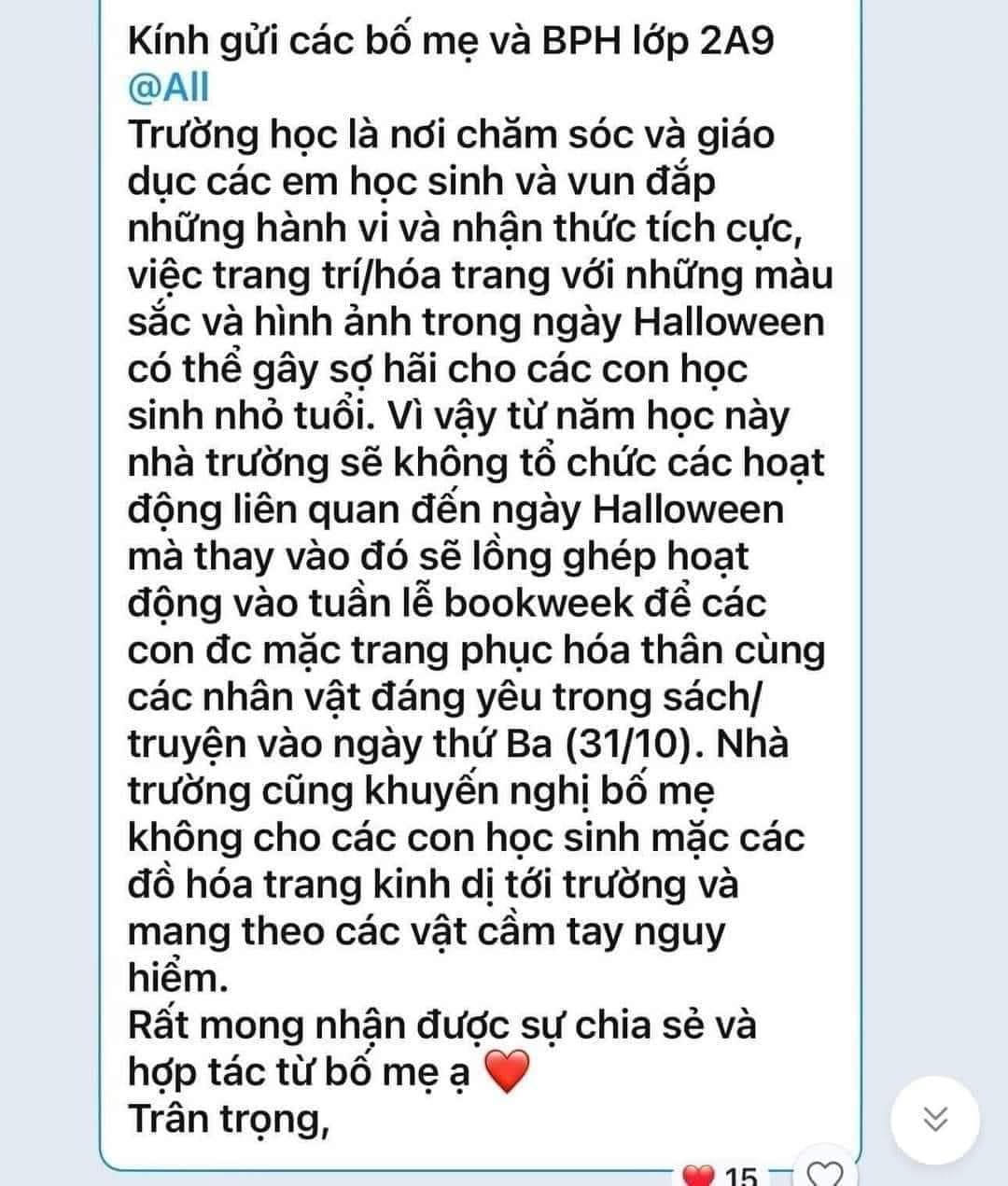 Nhiều trường 'nói không' với lễ hội Halloween