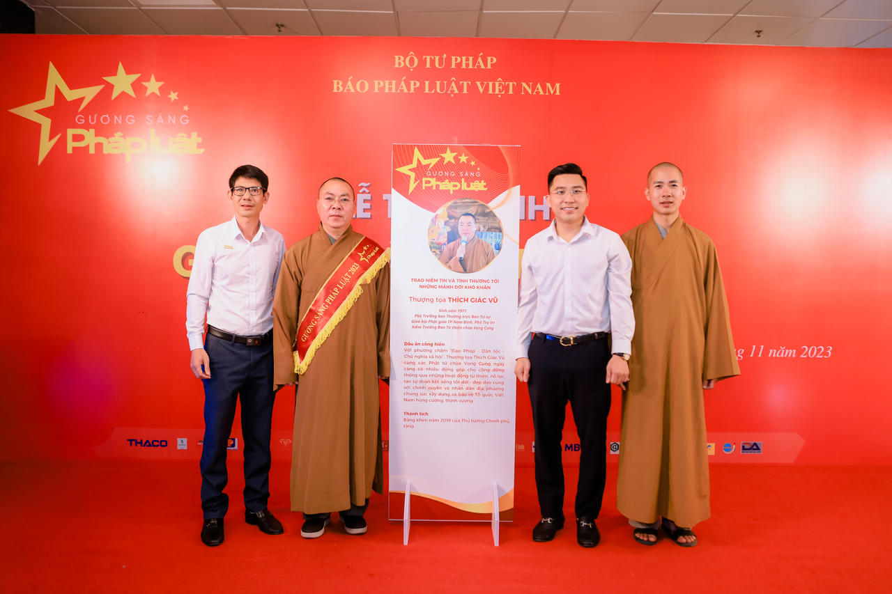 Toàn cảnh Lễ tôn vinh Gương sáng pháp luật năm 2023