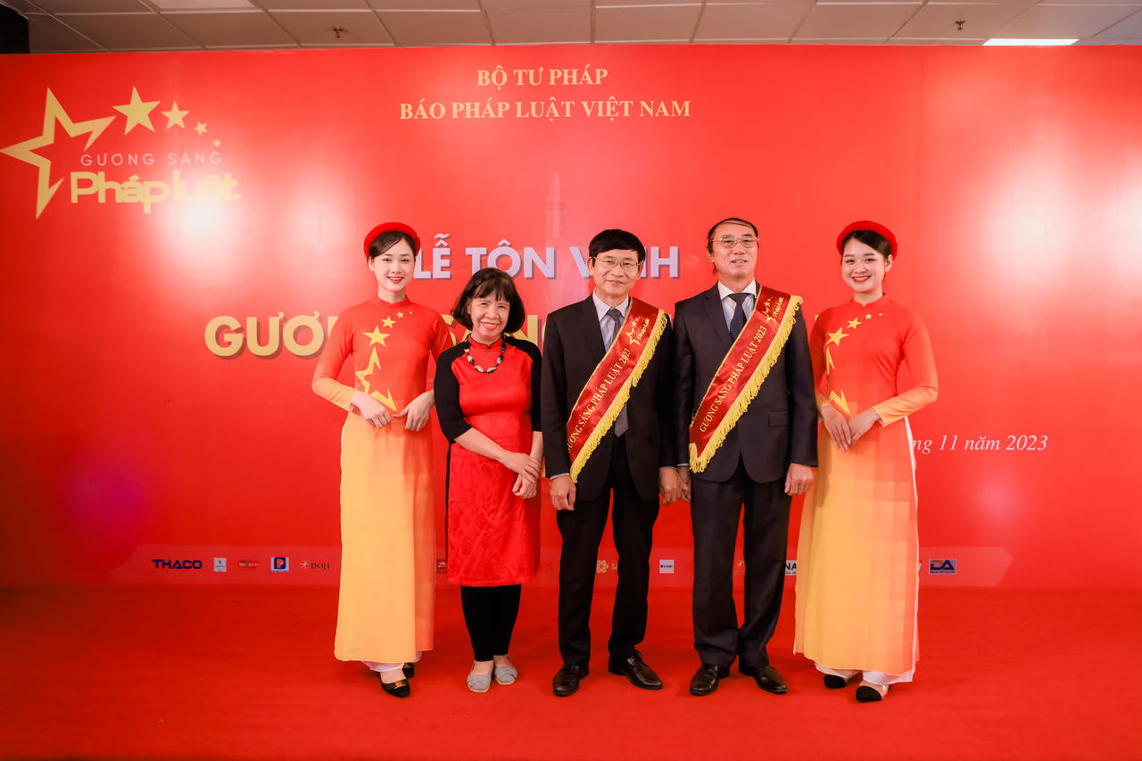 Toàn cảnh Lễ tôn vinh Gương sáng pháp luật năm 2023