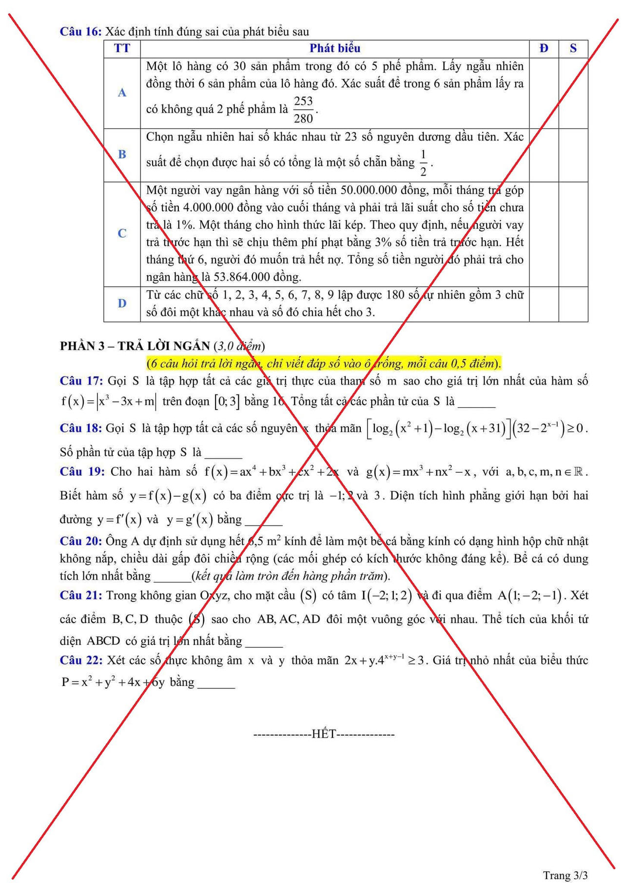 Cảnh báo giả mạo đề minh họa thi tốt nghiệp THPT 2025