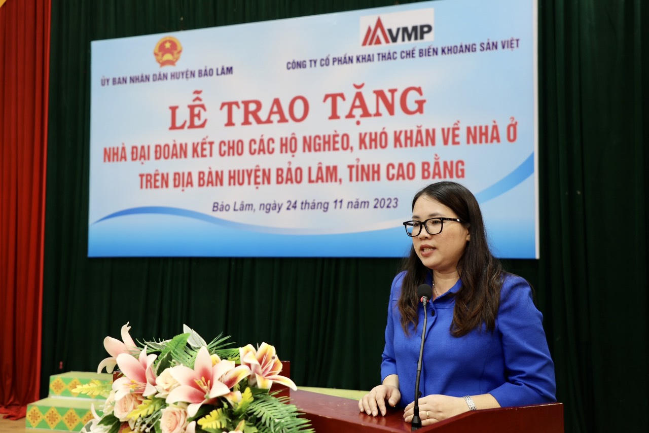 VMPCO hỗ trợ 2,2 tỷ đồng xây nhà đại đoàn kết tại Cao Bằng