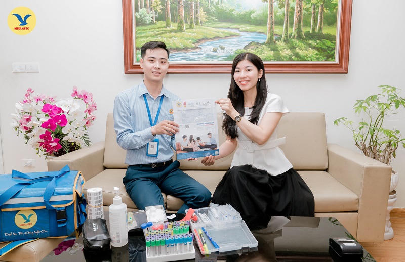 Dịch vụ lấy mẫu xét nghiệm tận nơi của MEDLATEC phủ khắp toàn quốc