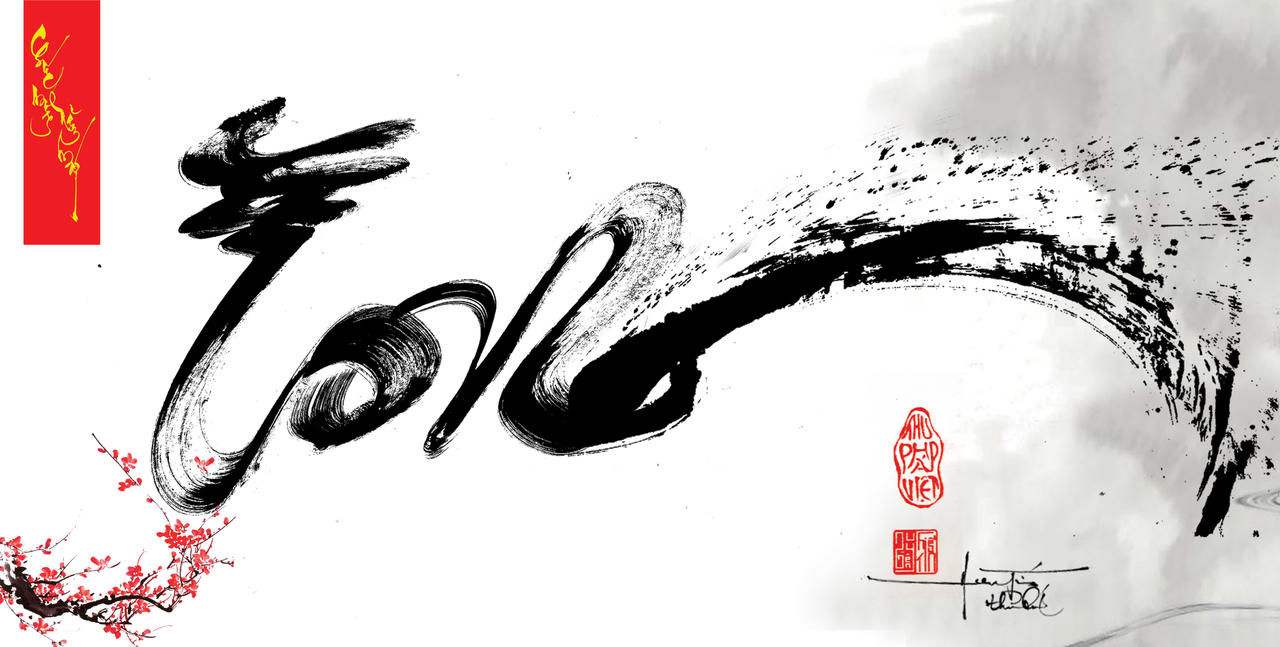 Nét bút tài hoa họa nên 'long tự' đón chào năm Giáp Thìn