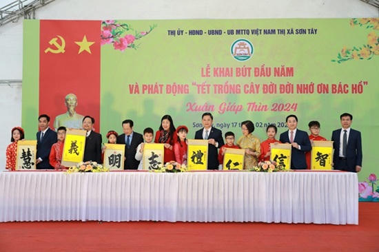 Nét đẹp văn hóa khai bút đầu xuân tại các địa phương