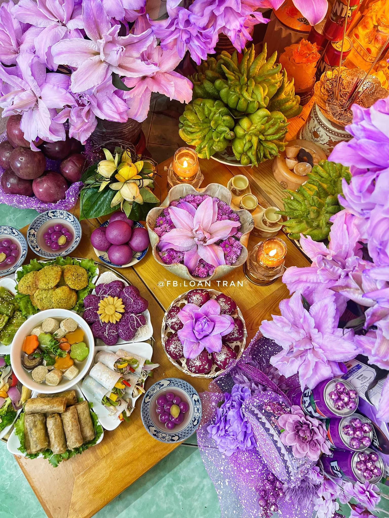 Thi nhau ‘khoe’ mâm cúng Rằm tháng Giêng trên mạng xã hội