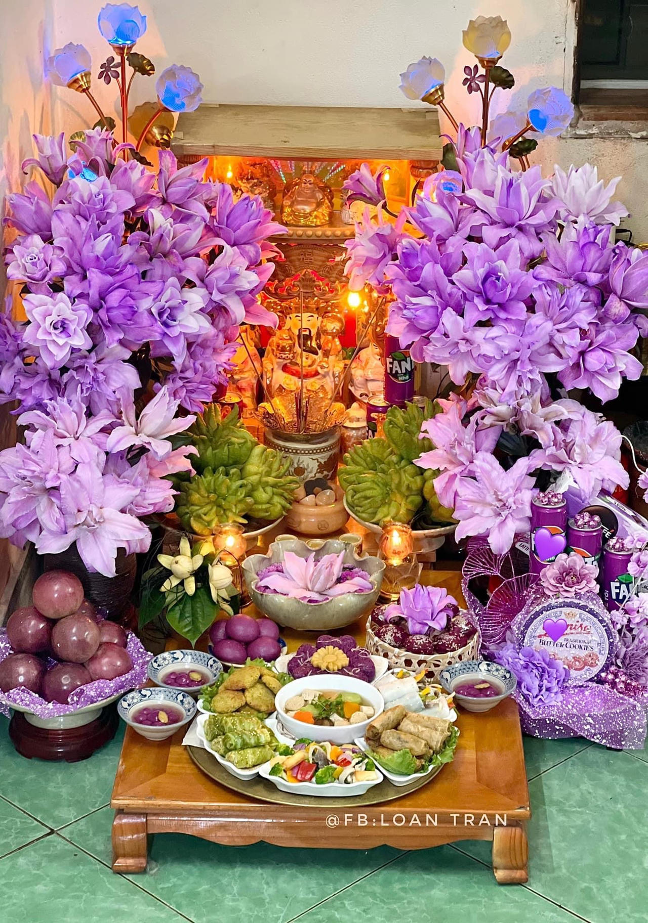 Thi nhau ‘khoe’ mâm cúng Rằm tháng Giêng trên mạng xã hội