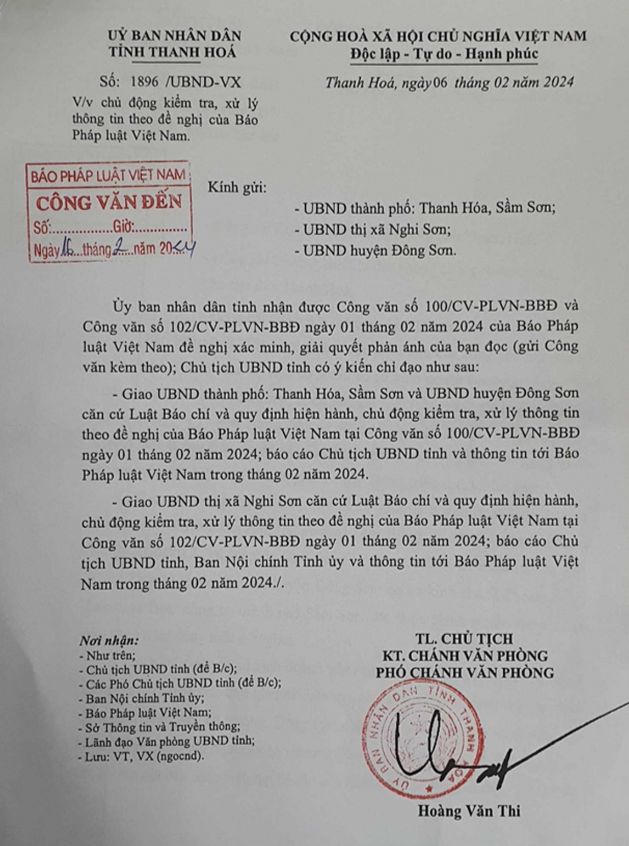 Một số cơ sở kinh doanh ngang nhiên bán “bóng cười” tại Thanh Hóa: Chủ tịch UBND tỉnh có chỉ đạo 