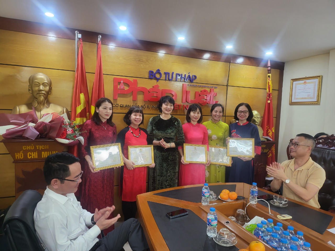 Công đoàn viên xuất sắc Báo Pháp luật Việt Nam được Công đoàn Bộ Tư pháp khen thưởng