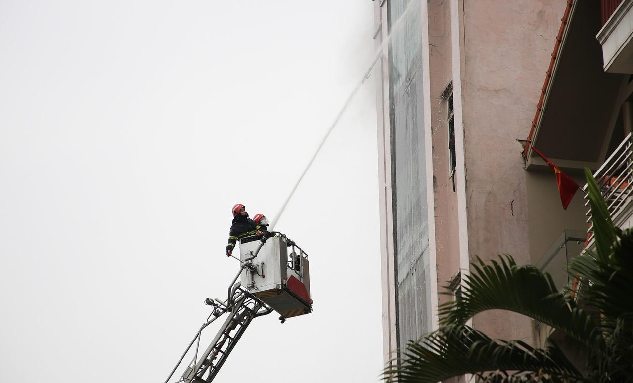 Công an thông tin vụ cháy nhà ở quận Hoàng Mai