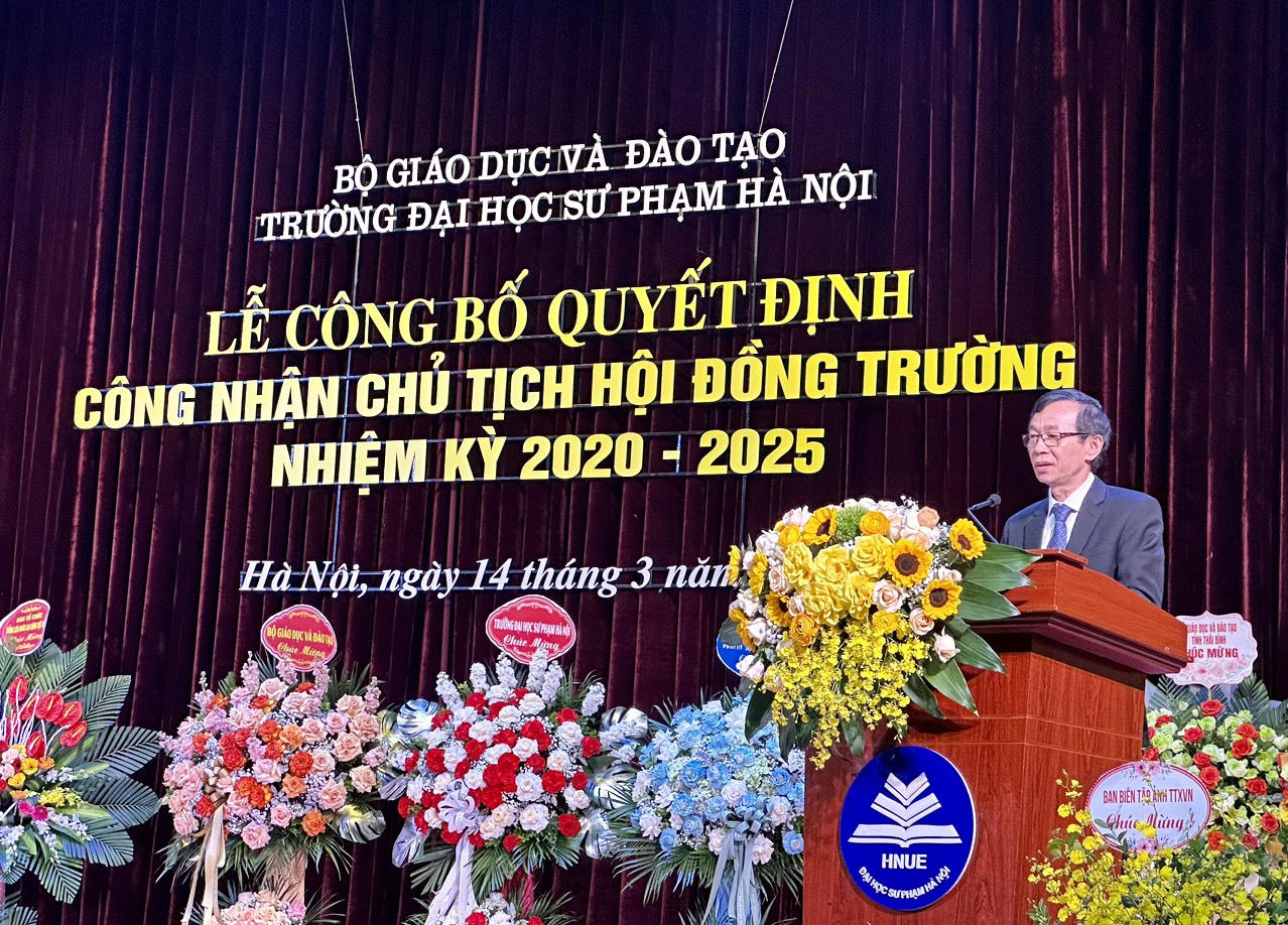 Đại học Sư phạm Hà Nội có tân Chủ tịch Hội đồng trường