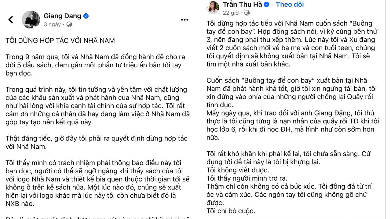Tổng Giám đốc nhà sách Nhã Nam bị dừng công việc do cáo buộc ‘quấy rối nữ nhân viên’