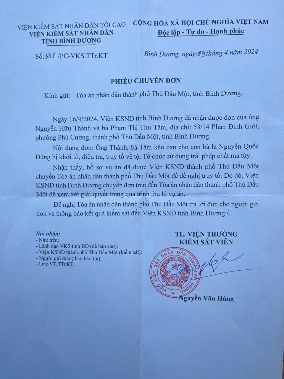 Vụ án liên quan ma túy 5 lần hoãn xử tại Bình Dương: Đổi tội danh từ tàng trữ sang tổ chức, sử dụng trái phép ma túy