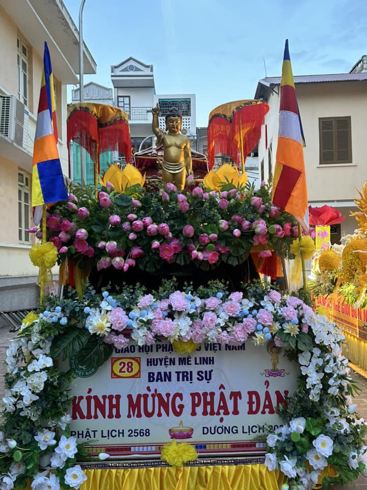 30 quận, huyện Hà Nội diễu hành xe hoa mừng đại lễ Phật đản