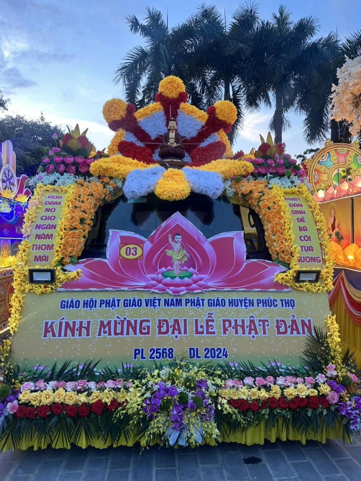 30 quận, huyện Hà Nội diễu hành xe hoa mừng đại lễ Phật đản