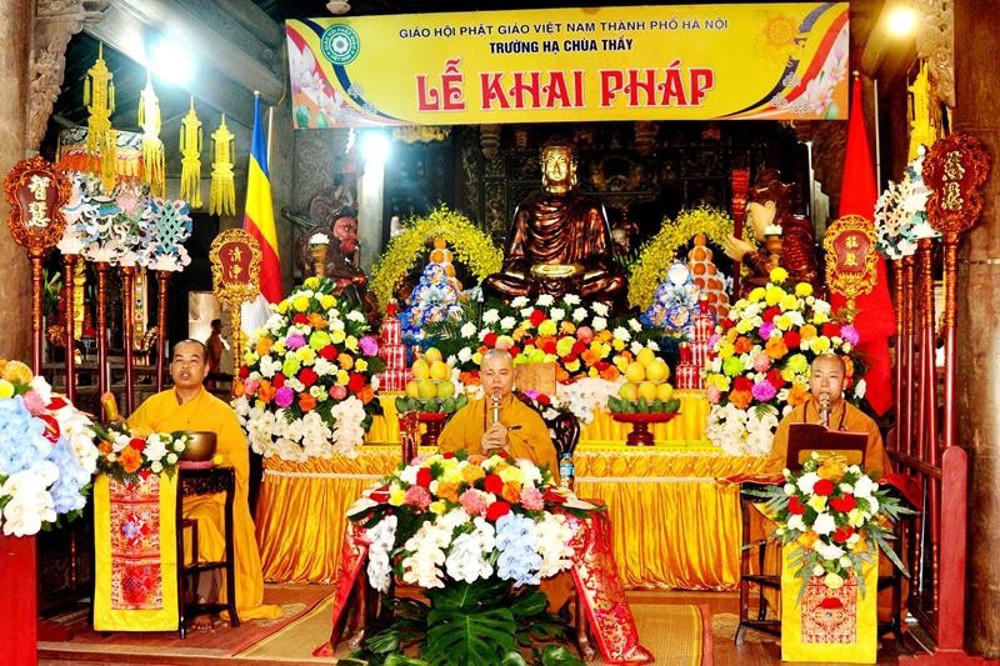 Hạ trường Chùa Thầy trang nghiêm lễ khai pháp khóa An cư kiết hạ Phật lịch 2568, Dương lịch 2024