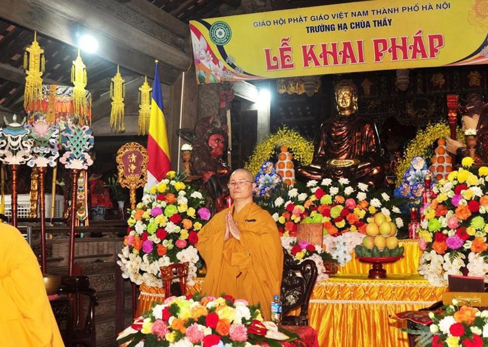 Hạ trường Chùa Thầy trang nghiêm lễ khai pháp khóa An cư kiết hạ Phật lịch 2568, Dương lịch 2024