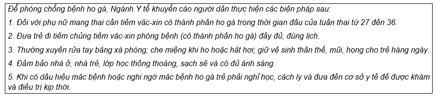 Nguyên nhân gia tăng trẻ mắc bệnh ho gà ở TP HCM