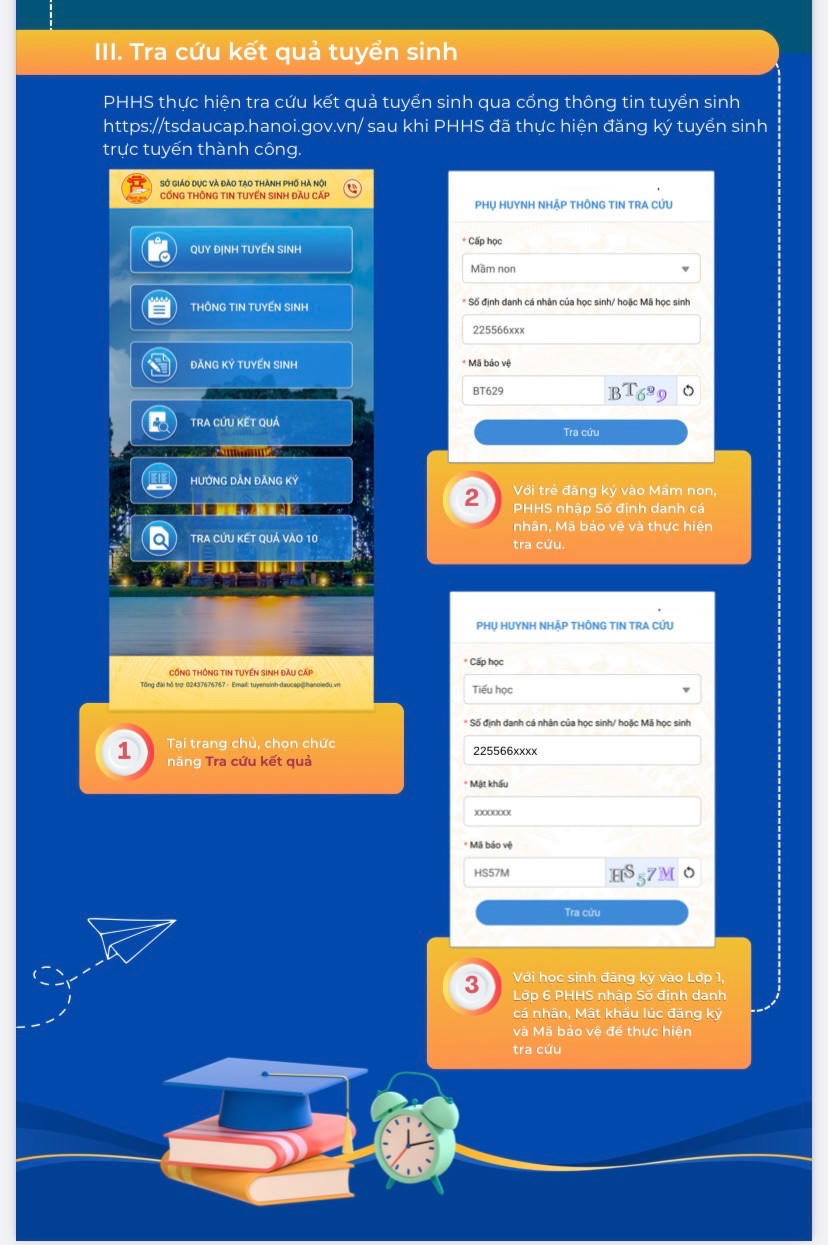 Ngày mai, 7/7, bắt đầu đăng ký tuyển sinh trực tuyến lớp 6 ở Hà Nội