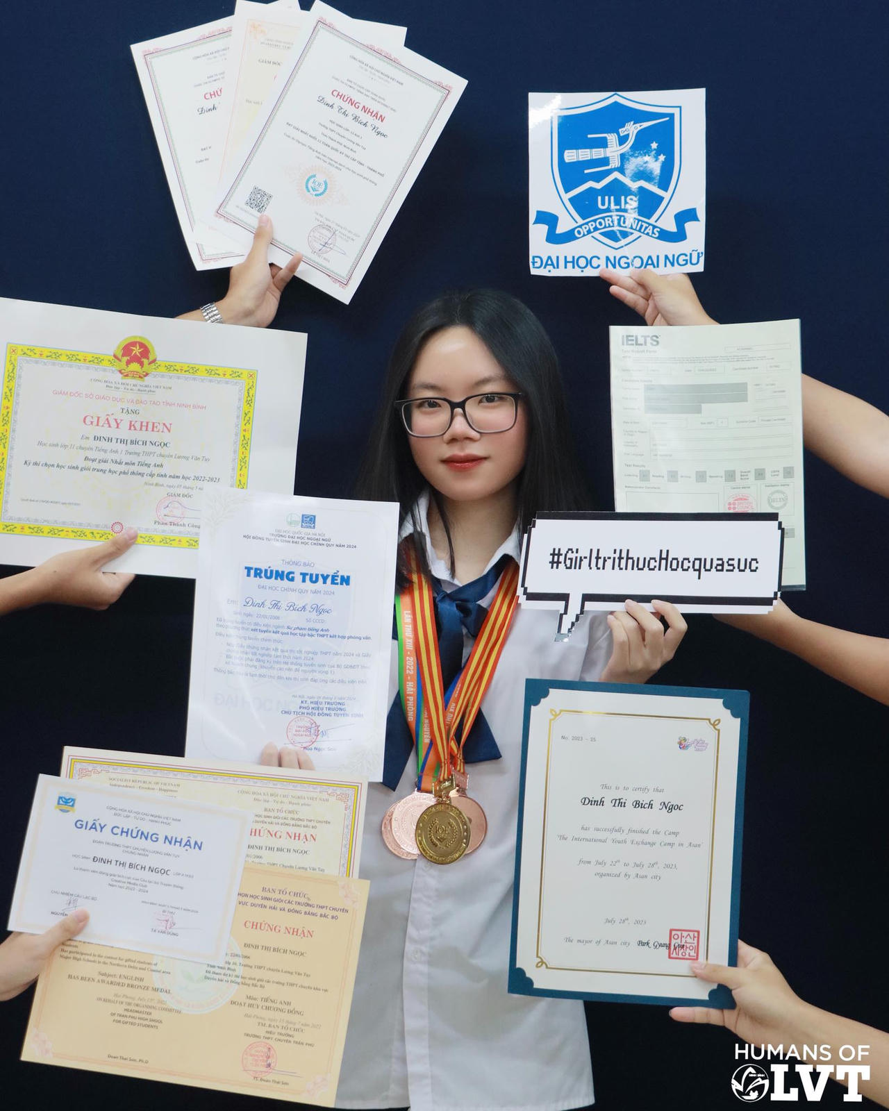 Nữ sinh trường chuyên Ninh Bình trở thành thủ khoa toàn quốc