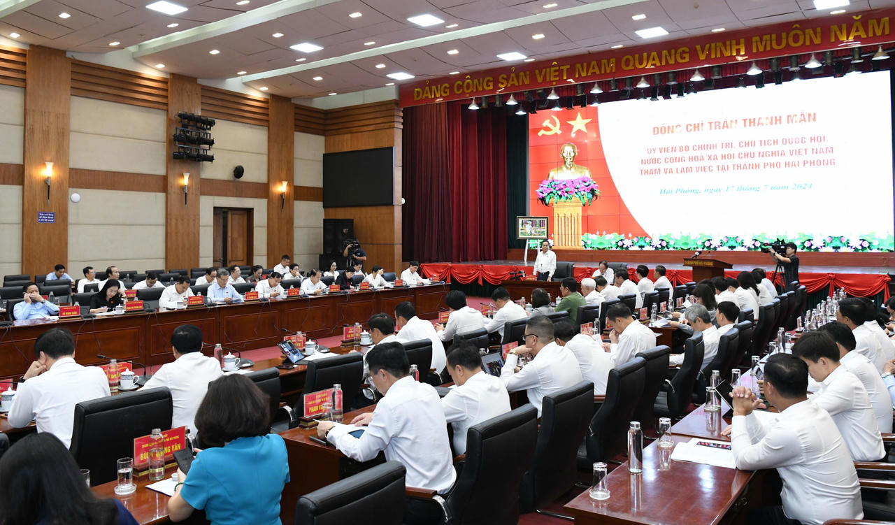 Hải Phòng đề nghị Quốc hội sơ kết Nghị quyết số 35 vào nội dung Kỳ họp thứ 8